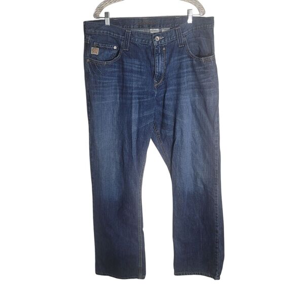 Cinch Carter 2.0 Denim Blue Jeans Men's Size 38 X 34 Western Casual Workwear - Picture 1 of 11